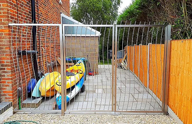 stainless steel gate