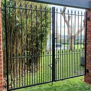 double driveway gate