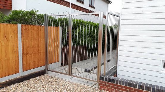 Stainless steel gates