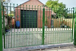 double driveway gate